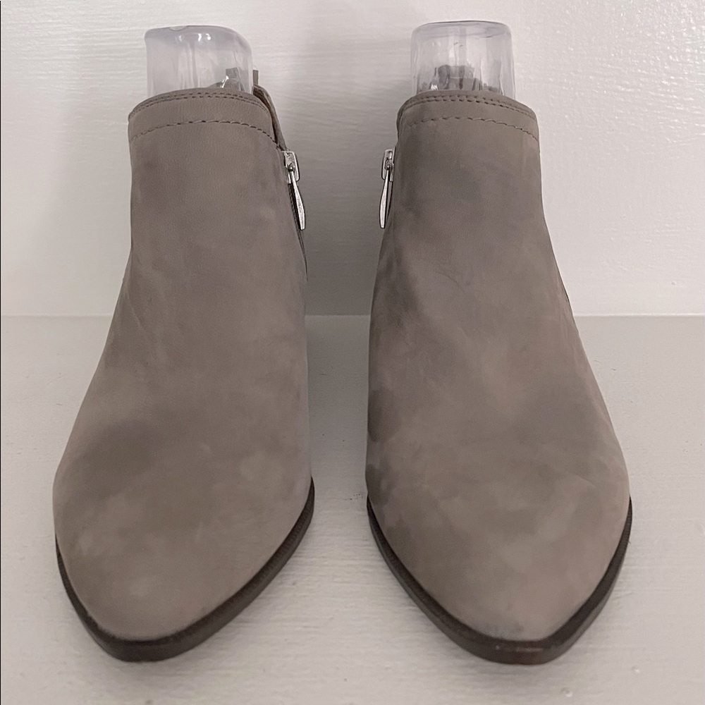 Barely worn Franco Sarto suede booties, size 9.